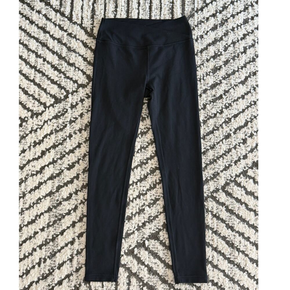 Athleta Girl Transcend Crossover 7/8 Leggings Black Medium 8-10y